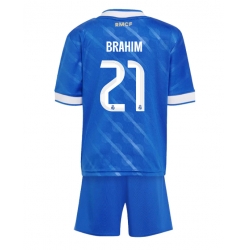 Real Madrid Brahim Diaz #21 3rd trikot Kinder 2025-26 Kurzarm (+ kurze hosen)