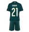Real Madrid Brahim Diaz #21 Auswärtstrikot Kinder 2026-27 Kurzarm (+ kurze hosen)