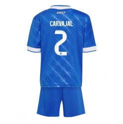 Real Madrid Daniel Carvajal #2 3rd trikot Kinder 2025-26 Kurzarm (+ kurze hosen)