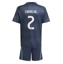 Real Madrid Daniel Carvajal #2 Auswärtstrikot Kinder 2025-26 Kurzarm (+ kurze hosen)