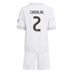 Real Madrid Daniel Carvajal #2 Heimtrikot Kinder 2025-26 Kurzarm (+ kurze hosen)