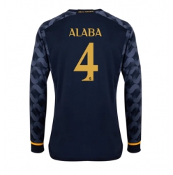 Real Madrid David Alaba #4 Auswärtstrikot 2023-24 Langarm