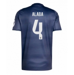 Real Madrid David Alaba #4 Auswärtstrikot 2025-26 Kurzarm