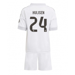 Real Madrid Dean Huijsen #24 Heimtrikot Kinder 2025-26 Kurzarm (+ kurze hosen)