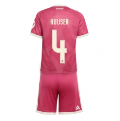 Real Madrid Dean Huijsen #4 3rd trikot Kinder 2026-27 Kurzarm (+ kurze hosen)