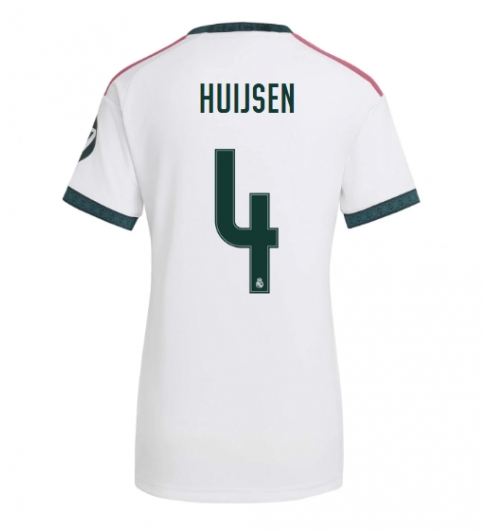 Real Madrid Dean Huijsen #4 Heimtrikot Frauen 2026-27 Kurzarm Real Madrid Dean Huijsen #4 Heimtrikot Frauen 2026-27 Kurzarm