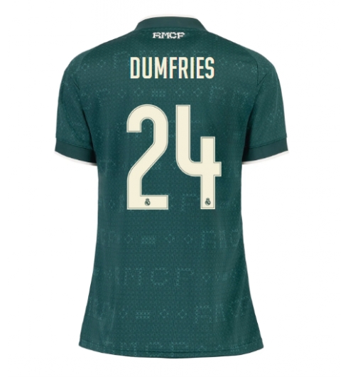 Real Madrid Denzel Dumfries #24 Auswärtstrikot Frauen 2026-27 Kurzarm Real Madrid Denzel Dumfries #24 Auswärtstrikot Frauen 2026-27 Kurzarm