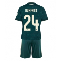Real Madrid Denzel Dumfries #24 Auswärtstrikot Kinder 2026-27 Kurzarm (+ kurze hosen)