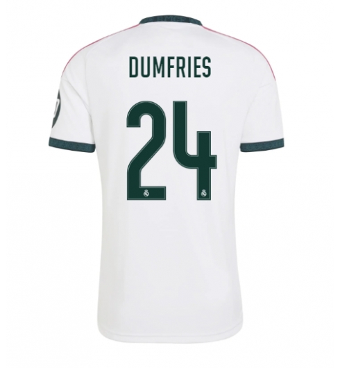 Real Madrid Denzel Dumfries #24 Heimtrikot 2026-27 Kurzarm Real Madrid Denzel Dumfries #24 Heimtrikot 2026-27 Kurzarm