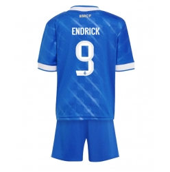 Real Madrid Endrick #9 3rd trikot Kinder 2025-26 Kurzarm (+ kurze hosen)