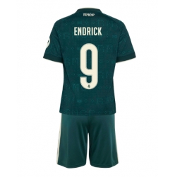 Real Madrid Endrick #9 Auswärtstrikot Kinder 2026-27 Kurzarm (+ kurze hosen)
