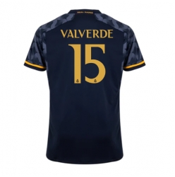 Real Madrid Federico Valverde #15 Auswärtstrikot 2023-24 Kurzarm