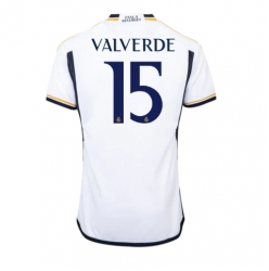 Real Madrid Federico Valverde #15 Heimtrikot 2023-24 Kurzarm