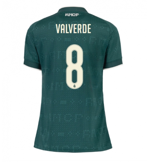 Real Madrid Federico Valverde #8 Auswärtstrikot Frauen 2026-27 Kurzarm Real Madrid Federico Valverde #8 Auswärtstrikot Frauen 2026-27 Kurzarm
