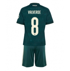 Real Madrid Federico Valverde #8 Auswärtstrikot Kinder 2026-27 Kurzarm (+ kurze hosen)