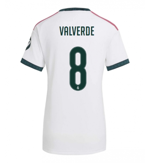 Real Madrid Federico Valverde #8 Heimtrikot Frauen 2026-27 Kurzarm Real Madrid Federico Valverde #8 Heimtrikot Frauen 2026-27 Kurzarm