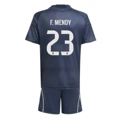 Real Madrid Ferland Mendy #23 Auswärtstrikot Kinder 2025-26 Kurzarm (+ kurze hosen)