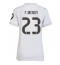 Real Madrid Ferland Mendy #23 Heimtrikot Frauen 2025-26 Kurzarm Real Madrid Ferland Mendy #23 Heimtrikot Frauen 2025-26 Kurzarm