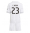 Real Madrid Ferland Mendy #23 Heimtrikot Kinder 2025-26 Kurzarm (+ kurze hosen)