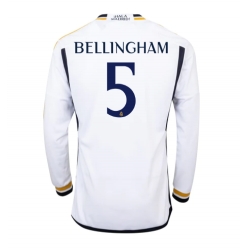 Real Madrid Jude Bellingham #5 Heimtrikot 2023-24 Langarm