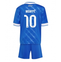 Real Madrid Kylian Mbappe #10 3rd trikot Kinder 2025-26 Kurzarm (+ kurze hosen)