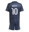 Real Madrid Kylian Mbappe #10 Auswärtstrikot Kinder 2025-26 Kurzarm (+ kurze hosen)