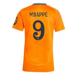 Real Madrid Kylian Mbappe #9 Auswärtstrikot Frauen 2024-25 Kurzarm