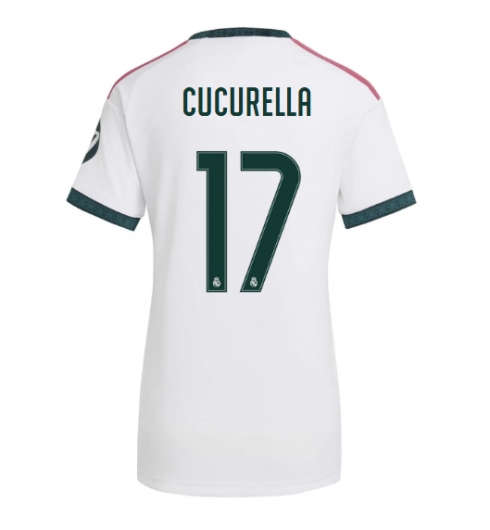 Real Madrid Marc Cucurella #17 Heimtrikot Frauen 2026-27 Kurzarm Real Madrid Marc Cucurella #17 Heimtrikot Frauen 2026-27 Kurzarm