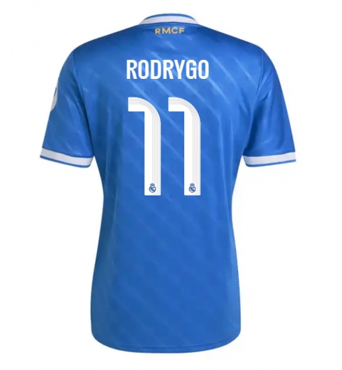 Real Madrid Rodrygo Goes #11 3rd trikot 2025-26 Kurzarm Real Madrid Rodrygo Goes #11 3rd trikot 2025-26 Kurzarm