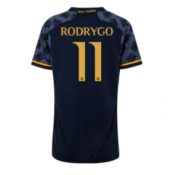 Real Madrid Rodrygo Goes #11 Auswärtstrikot Frauen 2023-24 Kurzarm