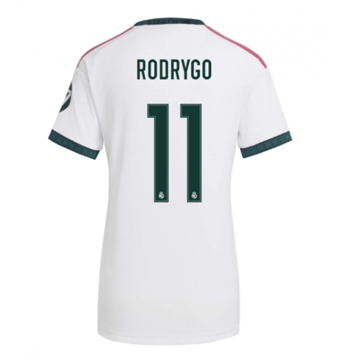 Real Madrid Rodrygo Goes #11 Heimtrikot Frauen 2026-27 Kurzarm Real Madrid Rodrygo Goes #11 Heimtrikot Frauen 2026-27 Kurzarm