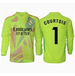 Real Madrid Thibaut Courtois #1 Torwart 3rd trikot 2024-25 Langarm
