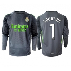 Real Madrid Thibaut Courtois #1 Torwart 3rd trikot 2025-26 Langarm