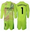 Real Madrid Thibaut Courtois #1 Torwart 3rd trikot Kinder 2024-25 Langarm (+ kurze hosen)