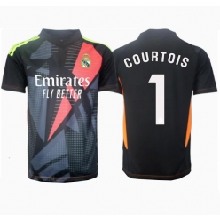 Real Madrid Thibaut Courtois #1 Torwart Auswärtstrikot 2024-25 Kurzarm