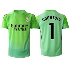 Real Madrid Thibaut Courtois #1 Torwart Auswärtstrikot 2025-26 Kurzarm