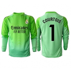 Real Madrid Thibaut Courtois #1 Torwart Auswärtstrikot 2025-26 Langarm