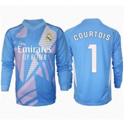 Real Madrid Thibaut Courtois #1 Torwart Heimtrikot 2024-25 Langarm