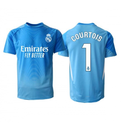 Real Madrid Thibaut Courtois #1 Torwart Heimtrikot 2025-26 Kurzarm Real Madrid Thibaut Courtois #1 Torwart Heimtrikot 2025-26 Kurzarm