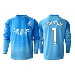 Real Madrid Thibaut Courtois #1 Torwart Heimtrikot 2025-26 Langarm