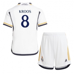 Real Madrid Toni Kroos #8 Heimtrikot Kinder 2023-24 Kurzarm (+ kurze hosen)