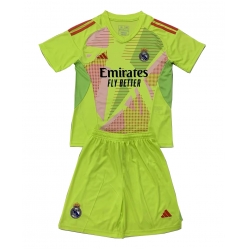 Real Madrid Torwart 3rd trikot Kinder 2024-25 Kurzarm (+ kurze hosen)
