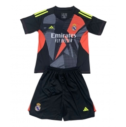Real Madrid Torwart Auswärtstrikot Kinder 2024-25 Kurzarm (+ kurze hosen)