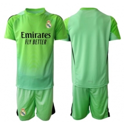 Real Madrid Torwart Auswärtstrikot Kinder 2025-26 Kurzarm (+ kurze hosen)