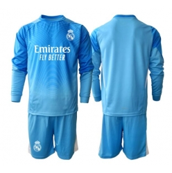Real Madrid Torwart Heimtrikot Kinder 2025-26 Langarm (+ kurze hosen)