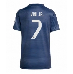 Real Madrid Vinicius Junior #7 Auswärtstrikot Frauen 2025-26 Kurzarm
