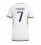 Real Madrid Vinicius Junior #7 Heimtrikot Frauen 2023-24 Kurzarm