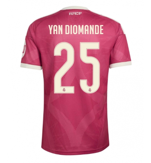 Real Madrid Yan Diomande #25 3rd trikot 2026-27 Kurzarm Real Madrid Yan Diomande #25 3rd trikot 2026-27 Kurzarm