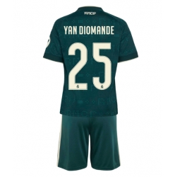 Real Madrid Yan Diomande #25 Auswärtstrikot Kinder 2026-27 Kurzarm (+ kurze hosen)