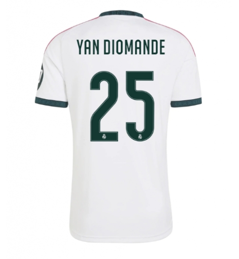 Real Madrid Yan Diomande #25 Heimtrikot 2026-27 Kurzarm Real Madrid Yan Diomande #25 Heimtrikot 2026-27 Kurzarm